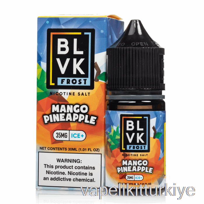 Vape Elektronik Sigara Mango Ananas - Blvk Don Tuzları - 30ml 50mg
